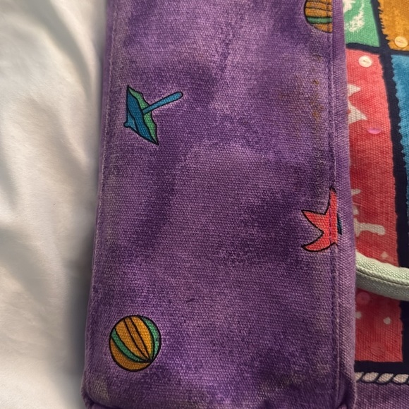 Surviving Stress Anne Ormsby Beach Tote or Purse Colorful Cocktail-Themed - Picture 7 of 14